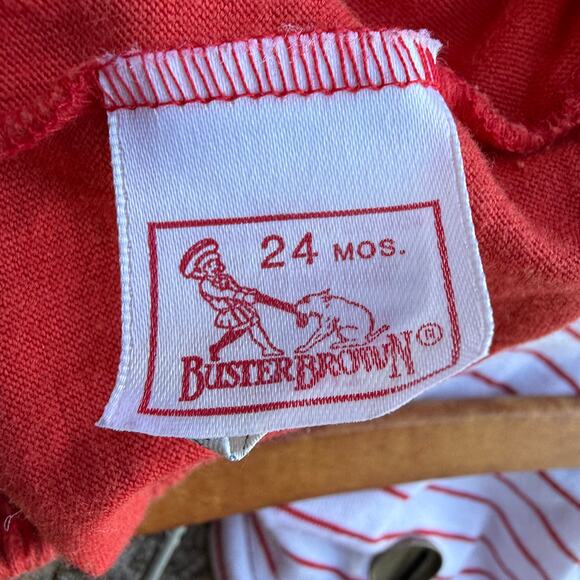 BUSTER BROWN 2 PIECE BABY BOY SET SIZE 18-24 MONTHS - Picture 3 of 6